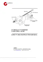 Предварительный просмотр 9 страницы Cardi HYDRO 1-100 Safety And Instruction Manual