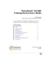 Cardiac Science AED Training Device User Manual предпросмотр