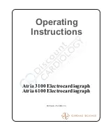 Cardiac Science Atria 3100 Operating Instructions Manual предпросмотр