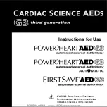 Preview for 2 page of Cardiac Science FirstSave AED 3g Instructions For Use Manual