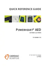 Cardiac Science POWERHEART AED G3 9300A Quick Reference Manual предпросмотр