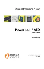 Предварительный просмотр 1 страницы Cardiac Science POWERHEART G3 PRO 9300P Quick Reference Manual