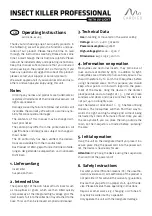 Preview for 5 page of Cardigo 62403 Operating Instructions Manual