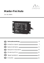 Preview for 1 page of Cardigo 78405 Instruction Manual