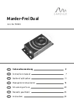 Preview for 1 page of Cardigo 78580 Instruction Manual