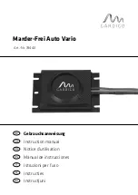 Preview for 1 page of Cardigo Marder-Frei Auto Vario Instruction Manual