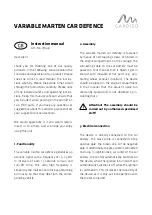 Preview for 6 page of Cardigo Marder-Frei Auto Vario Instruction Manual