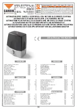 Предварительный просмотр 1 страницы Cardin Elettronica 100/SLX324 Instruction Manual