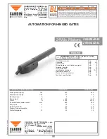 Cardin Elettronica 200/BLA24L Instruction Manual preview