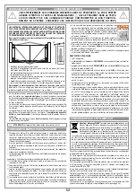 Предварительный просмотр 21 страницы Cardin Elettronica 205/BLi1000 Instruction Manual