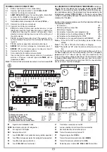 Предварительный просмотр 22 страницы Cardin Elettronica 310/GLB240SWS Instruction Manual