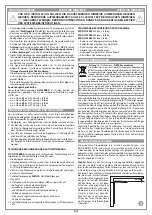 Preview for 37 page of Cardin Elettronica 311/GL124EBSS Instruction Manual