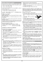 Preview for 54 page of Cardin Elettronica 311/GL124EBSS Instruction Manual