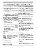 Preview for 17 page of Cardin Elettronica 806/HLCF1 Instruction Manual