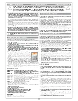 Preview for 25 page of Cardin Elettronica 806/HLCF1 Instruction Manual