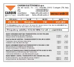 Cardin Elettronica MORPH433T1 Set Up And User Instructions предпросмотр