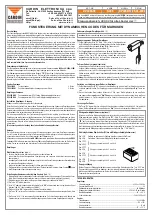 Предварительный просмотр 4 страницы Cardin Elettronica S435 Series Instruction Manual