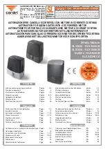 Cardin Elettronica SLX1524 Instruction Manual preview