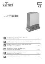 Cardin EVO2000 Operation And Programming Instructions preview