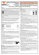 Preview for 2 page of Cardin FM S449 Series Quick Start Manual