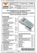 Preview for 1 page of Cardin PGM 449 Manual