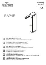 Preview for 1 page of Cardin RAP4E Instruction Handbook And Spare Parts Catalogue