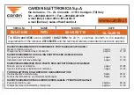 Preview for 1 page of Cardin RPQ504T10 Set Up And User Instructions