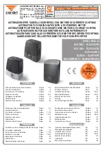 Preview for 1 page of Cardin SLX1024REV Instruction Manual