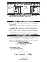 Preview for 2 page of Cardinal Gates MG25 DuraGate Manual