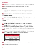 Предварительный просмотр 12 страницы Cardinal Health CAX1230FA Installation & Operation Manual