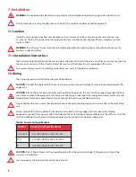 Предварительный просмотр 12 страницы Cardinal Health CAX1230LA Installation And Operation Manual