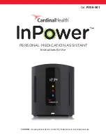 Cardinal Health InPower Instructions For Use Manual предпросмотр