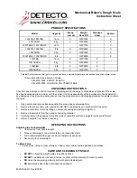 Cardinal 1001TB Instruction Sheet preview