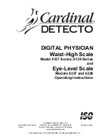 Cardinal 6127 Series Operating Instructions Manual preview