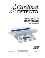 Cardinal 6745 Operating Manual preview