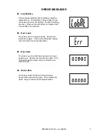 Preview for 11 page of Cardinal Detecto MB130 User Manual