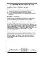 Preview for 15 page of Cardinal Detecto VET-50 Owner'S Manual