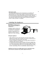 Предварительный просмотр 6 страницы Cardini OV6200 Instruction Manual