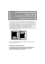 Preview for 7 page of Cardini OV6200 Instruction Manual