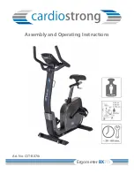 CARDIO STRONG CST-BX70i Assembly And Operating Instructions Manual preview