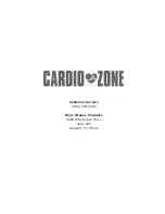 Preview for 28 page of Cardio Zone E-CZ500 Owner'S Manual