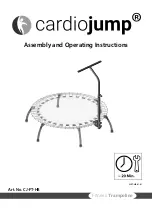 Preview for 1 page of cardiojump CJ-FT-HB Assembly And Operating Instructions Manual