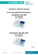 Cardioline 80409501 Technical & Service Manual предпросмотр