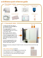 Preview for 1 page of Cardioline ar2100view Quick Reference Manual