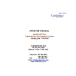 Cardionics 718-0100 Operator'S Manual preview