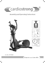 CARDIOSTRONG CST-EX60 Assembly And Operating Instructions Manual preview