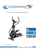 Preview for 1 page of CARDIOSTRONG CST-FX30-2 Assembly And Operating Instructions Manual