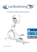 Preview for 1 page of CARDIOSTRONG CST-FX80 Assembly And Operating Instructions Manual