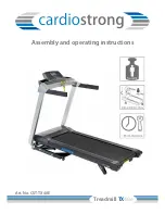 CARDIOSTRONG CST-TX40E Assembly And Operating Instructions Manual preview