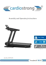 CARDIOSTRONG CST-TX70 Assembly And Operating Instructions Manual preview